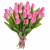 Букет из 23 розовых тюльпанов Букет из 23 розовых тюльпанов