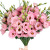 Букет из 19 розовых эустом Букет из 19 розовых эустом