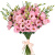 Букет из 19 розовых эустом Букет из 19 розовых эустом