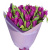 Букет из сиреневых тюльпанов "Сиреневый звон" Букет из сиреневых тюльпанов "Сиреневый звон"