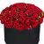 Букет из роз в коробке "Красный бархат" Букет из роз в коробке "Красный бархат"